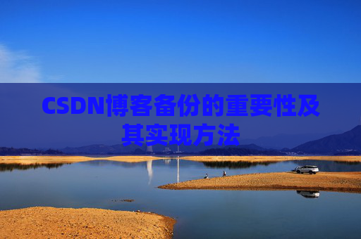 CSDN博客备份的重要性及其实现方法
